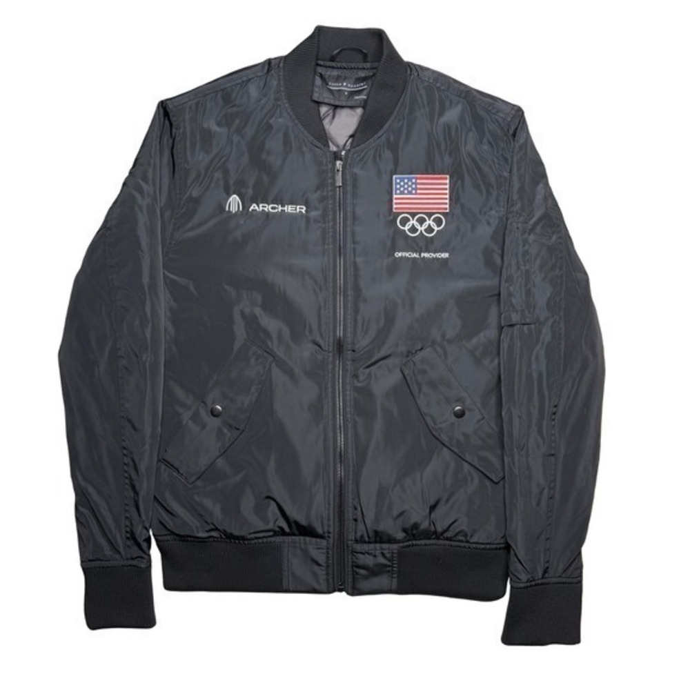 Archer Aviation Olympics official provider promo Fossa black jacket Jimmy Fallon - Picture 2 of 7